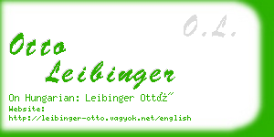 otto leibinger business card